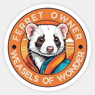 Ferret Owner Sticker